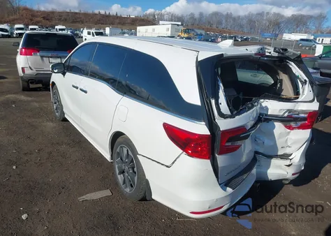 2024 Honda Odyssey Elite z USA, uszkodzony, nr VIN 5FNRL6H90RB028139